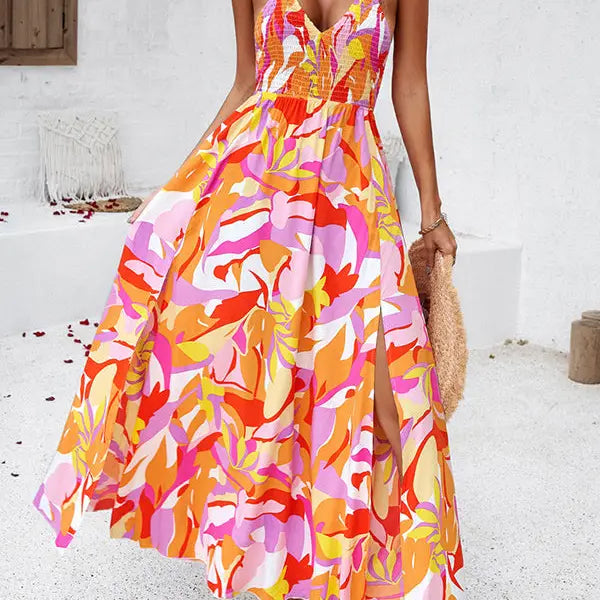 Fruit Punch Floral Maxi Dress